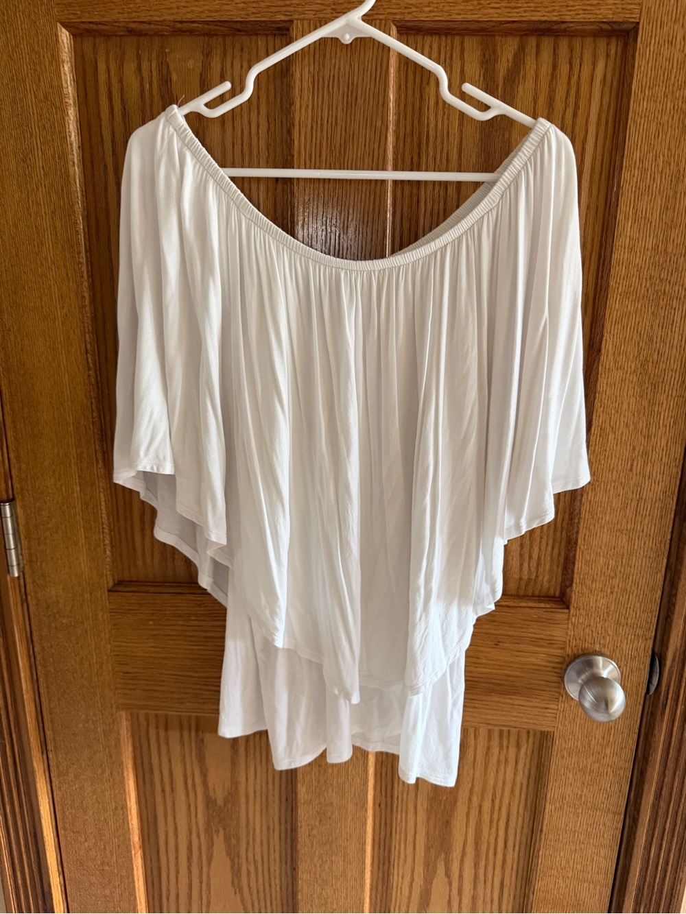 Thalia Sodi Xl White Off-Shoulder Peasant Blouse